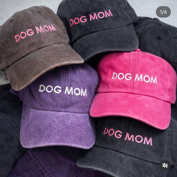 Кепки DOG MOM — разные цвета